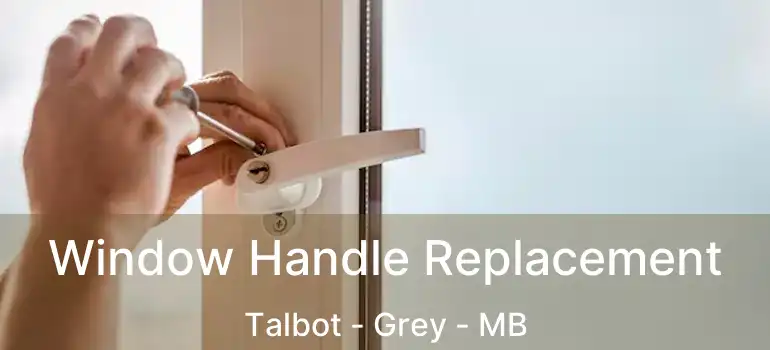  Window Handle Replacement Talbot - Grey - MB