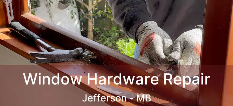  Window Hardware Repair Jefferson - MB