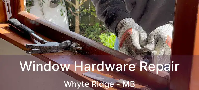  Window Hardware Repair Whyte Ridge - MB