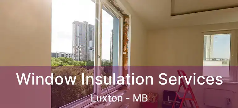  Window Insulation Services Luxton - MB