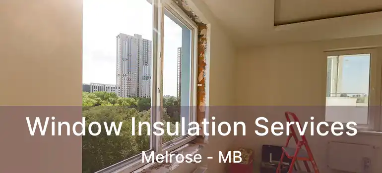  Window Insulation Services Melrose - MB