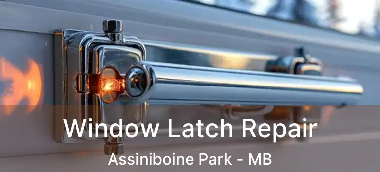  Window Latch Repair Assiniboine Park - MB