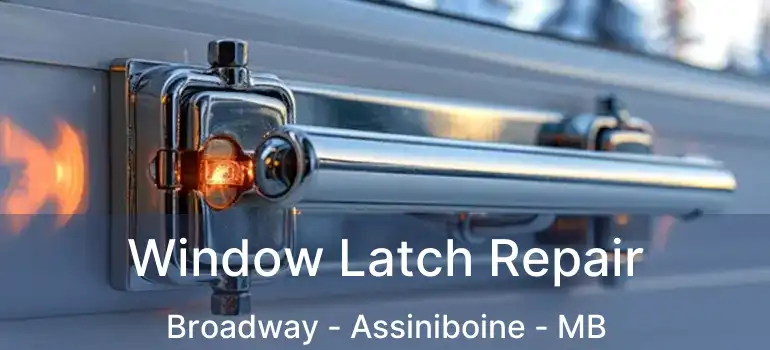  Window Latch Repair Broadway - Assiniboine - MB