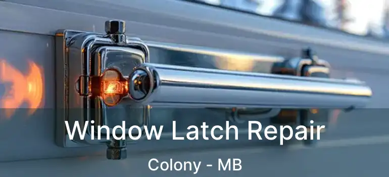  Window Latch Repair Colony - MB