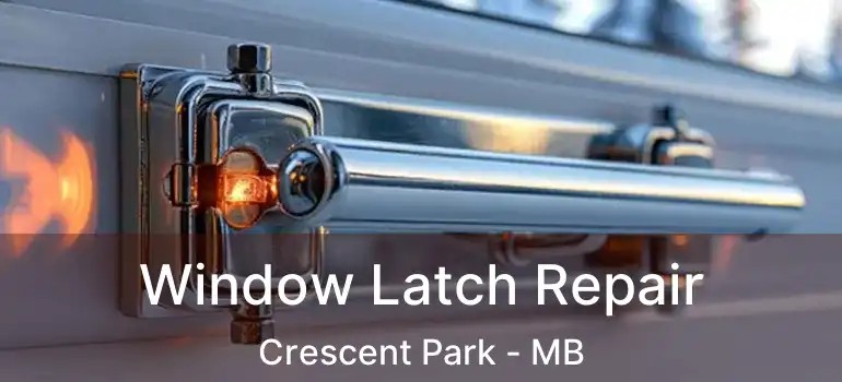  Window Latch Repair Crescent Park - MB