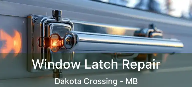  Window Latch Repair Dakota Crossing - MB