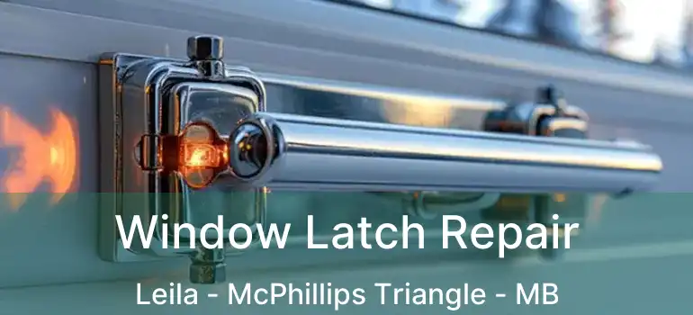  Window Latch Repair Leila - McPhillips Triangle - MB