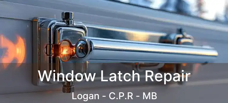  Window Latch Repair Logan - C.P.R - MB