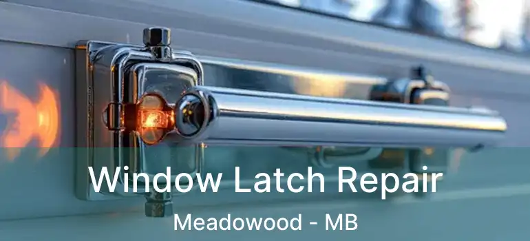  Window Latch Repair Meadowood - MB