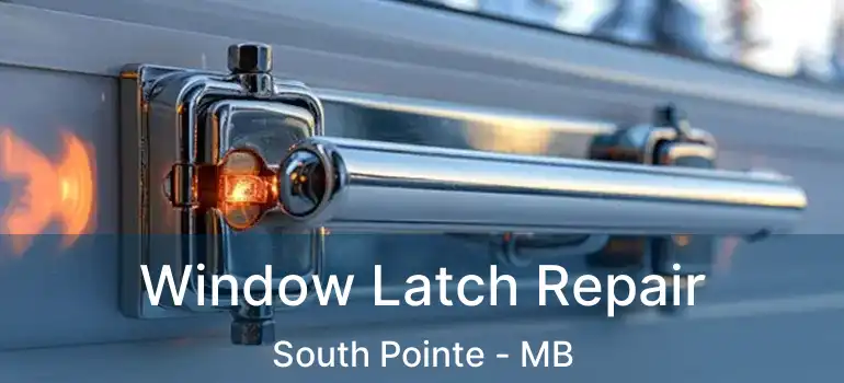  Window Latch Repair South Pointe - MB