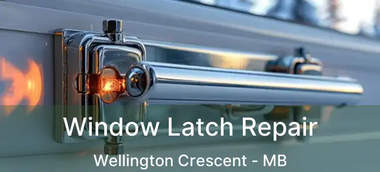  Window Latch Repair Wellington Crescent - MB