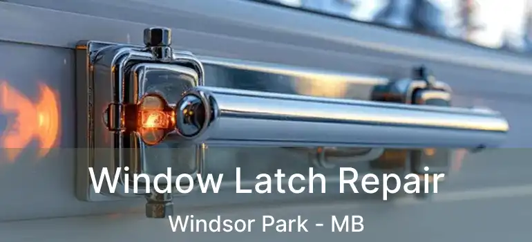  Window Latch Repair Windsor Park - MB