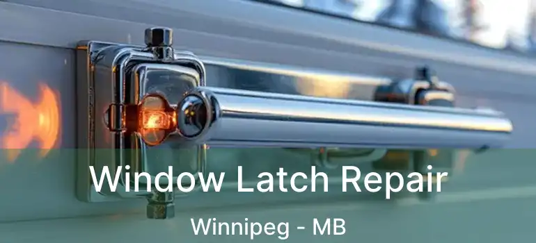  Window Latch Repair Winnipeg - MB