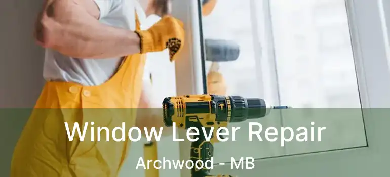  Window Lever Repair Archwood - MB