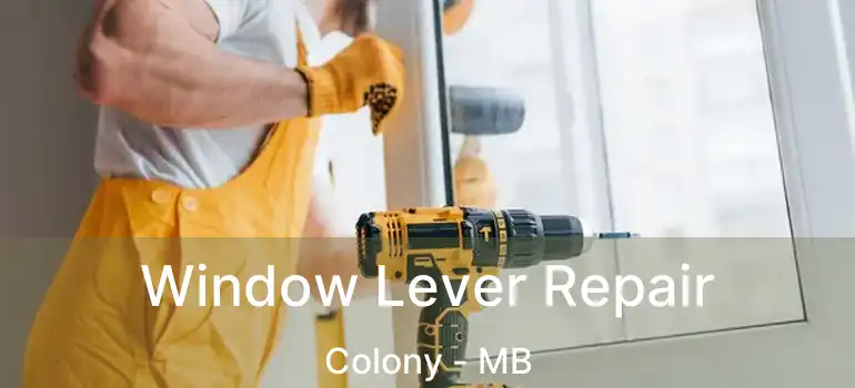  Window Lever Repair Colony - MB