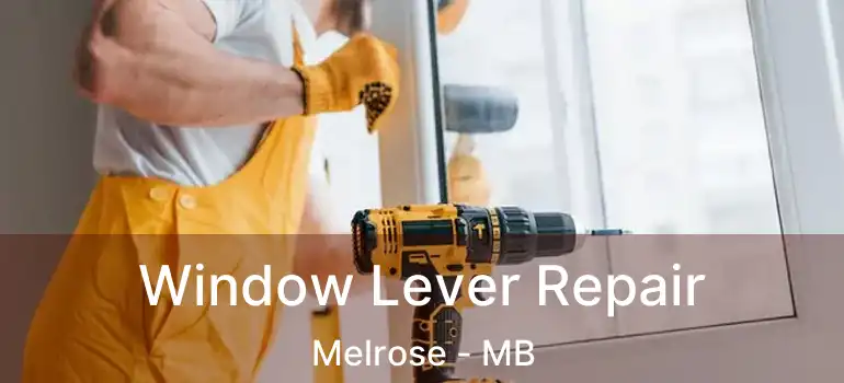  Window Lever Repair Melrose - MB