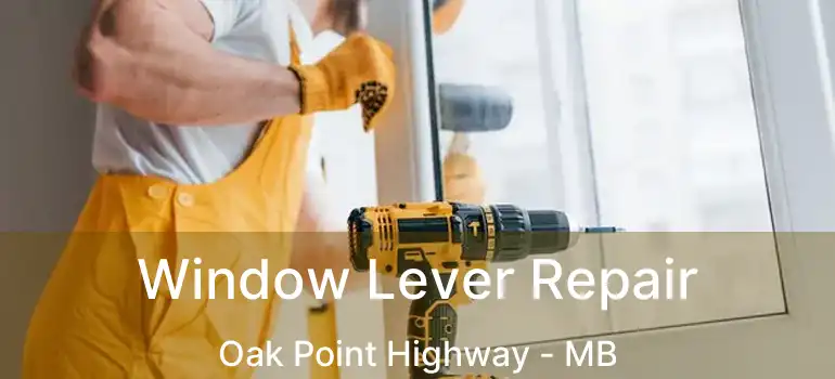  Window Lever Repair Oak Point Highway - MB
