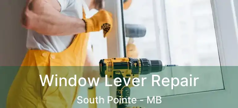  Window Lever Repair South Pointe - MB