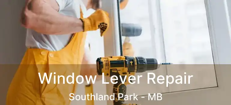  Window Lever Repair Southland Park - MB
