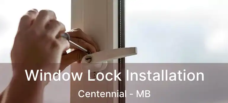  Window Lock Installation Centennial - MB