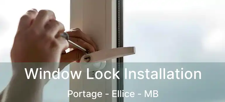  Window Lock Installation Portage - Ellice - MB