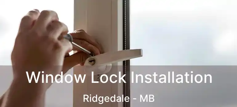  Window Lock Installation Ridgedale - MB