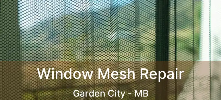  Window Mesh Repair Garden City - MB