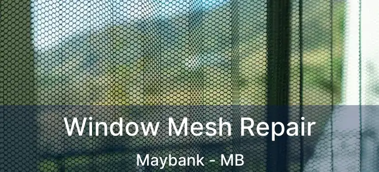  Window Mesh Repair Maybank - MB