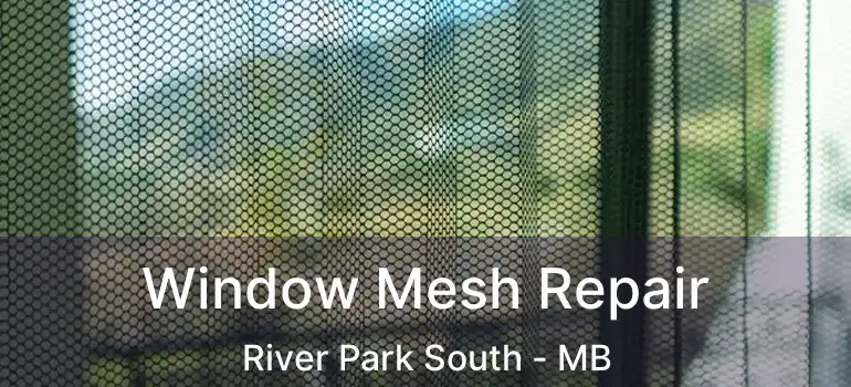  Window Mesh Repair River Park South - MB