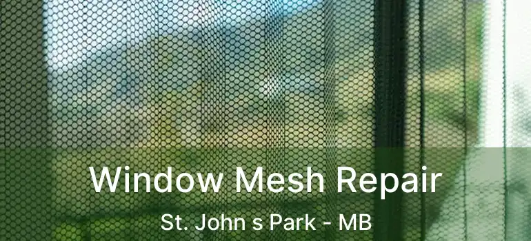  Window Mesh Repair St. John s Park - MB