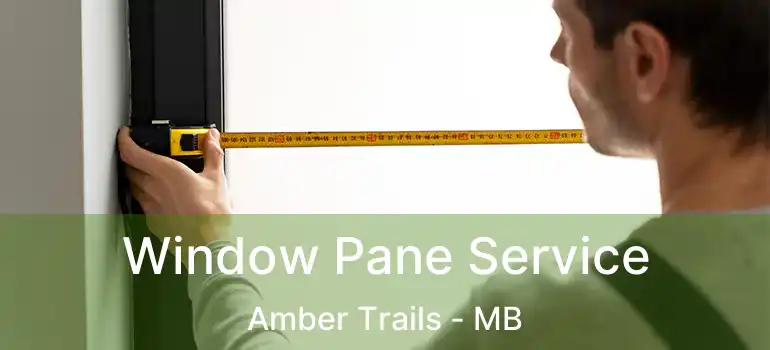 Window Pane Service Amber Trails - MB