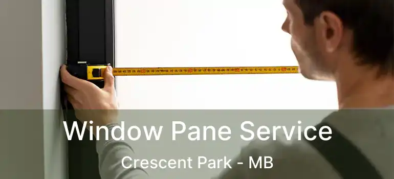  Window Pane Service Crescent Park - MB