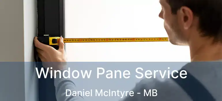  Window Pane Service Daniel McIntyre - MB