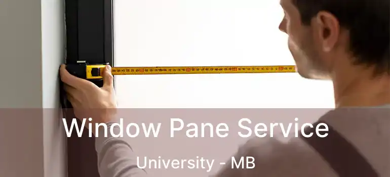  Window Pane Service University - MB