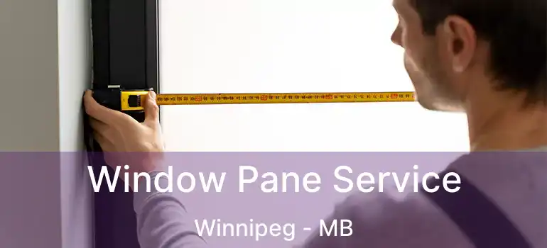  Window Pane Service Winnipeg - MB