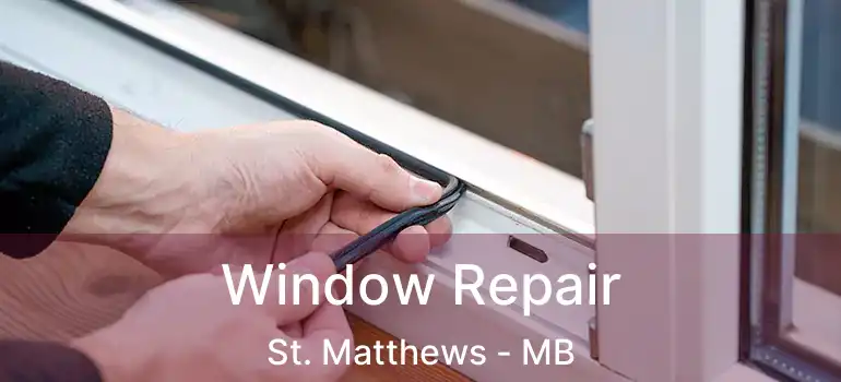  Window Repair St. Matthews - MB