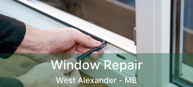  Window Repair West Alexander - MB