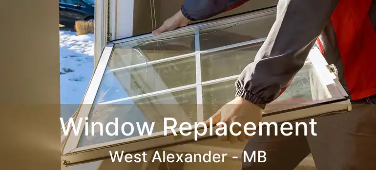  Window Replacement West Alexander - MB