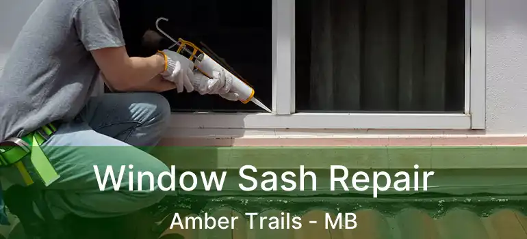  Window Sash Repair Amber Trails - MB