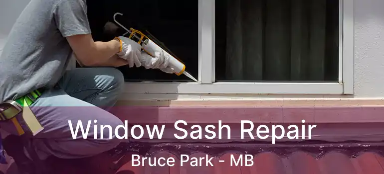  Window Sash Repair Bruce Park - MB