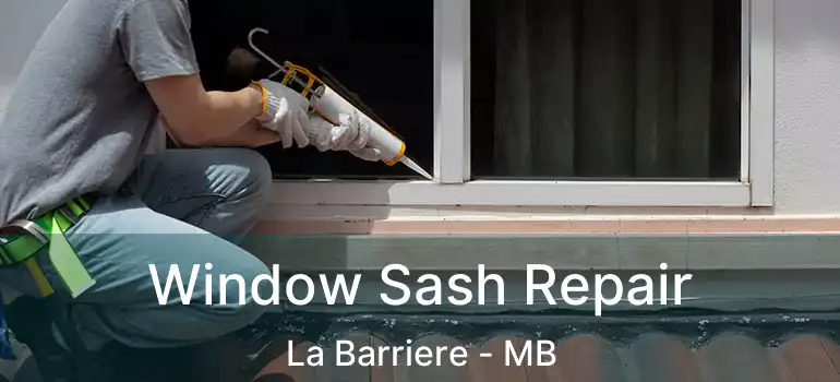  Window Sash Repair La Barriere - MB