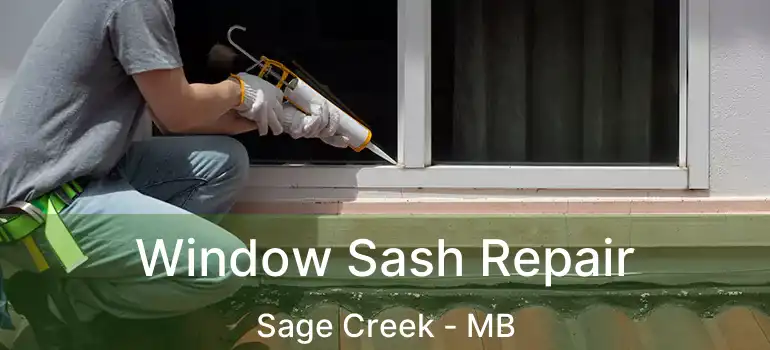  Window Sash Repair Sage Creek - MB