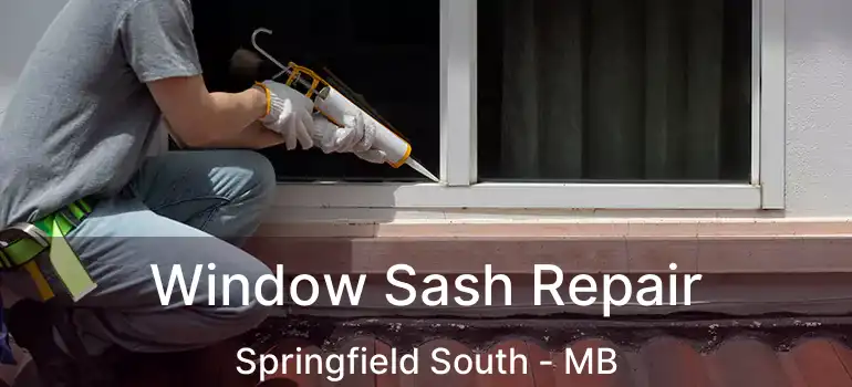  Window Sash Repair Springfield South - MB