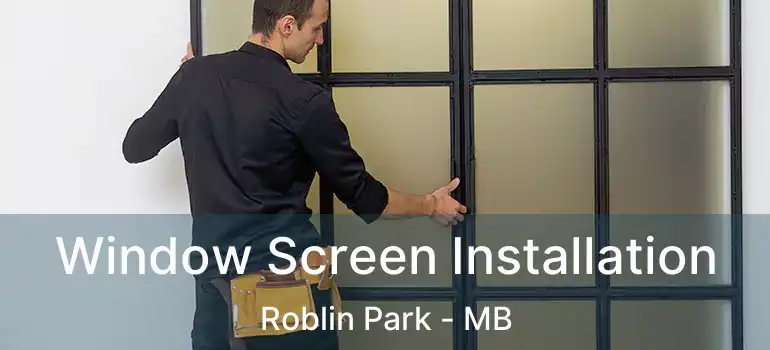  Window Screen Installation Roblin Park - MB