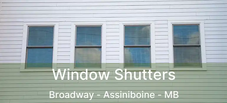  Window Shutters Broadway - Assiniboine - MB