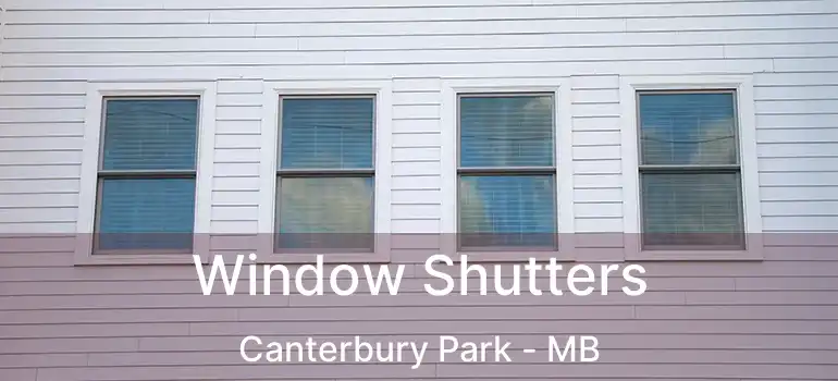  Window Shutters Canterbury Park - MB