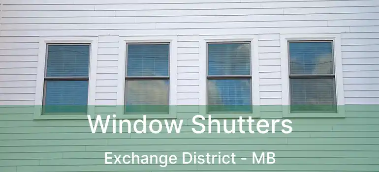  Window Shutters Exchange District - MB
