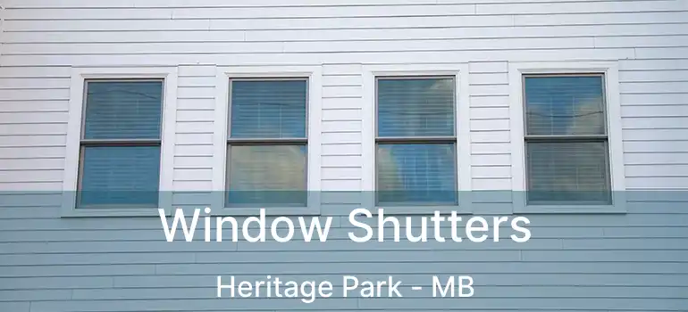  Window Shutters Heritage Park - MB