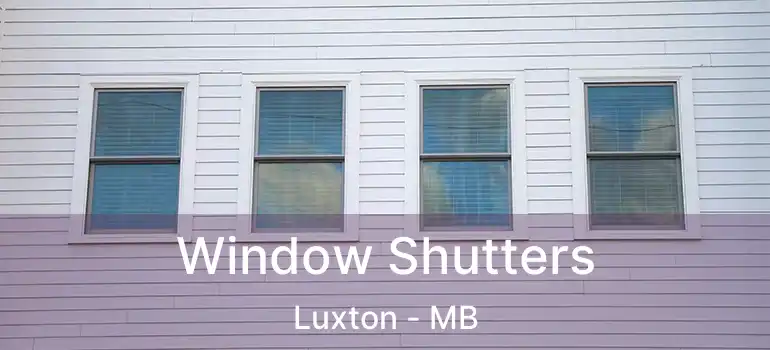  Window Shutters Luxton - MB