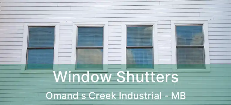  Window Shutters Omand s Creek Industrial - MB
